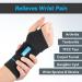 INDEEMAX Wrist Compression Sleeve with Metal Splint - Carpal Tunnel Brace for Arthritis & Tendonitis - Hand Support for Men & Women - Medium Black Right - Buy Online on GoSupps.com