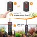 AQQA Small Aquarium Heater Submersible Fish Tank Heater Adjustable Temperature Mini Short Dual-use Fish Heater with LED Digital Display Thermostat Saltwater Freshwater 50W 50W(for 3-10 gal) - Buy Online on GoSupps.com