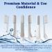 Toothbrush Replacement Heads for Quip - Soft Bristles Electric Brush Head Refills (6 Pack) - Compatible with All Adult Electric Toothbrushes - White - Buy Online on GoSupps.com