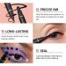 Liquid Eyeliner Pen Double Side Liquid Eyeliner Stamp Pen Set 6 Pieces Waterproof and Smudge Resistant Beauty Cosmetics for Women for Travel Dating Wedding Stage Party Performance and - Buy Online on GoSupps.com