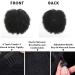 CECINILL Afro Puff Kinky Curly Drawstring Ponytail Extension - 18 Inch Synthetic Hairpiece for Black Women with Two Clips (1B) - Buy Online on GoSupps.com
