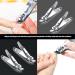 12 Pcs Slanted Edge Nail Clippers - Metal Side Cuticle Trimmer for Precise Nails Cutting - Curved Nail Edge Cutter for Pedicure and Manicure - Buy Online on GoSupps.com