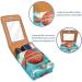 Buy Stylish Leather Lipstick Case - Mini Organizer with Mirror | Airplane Hot Air Balloon Design - Buy Online on GoSupps.com