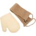 Beaupretty 2 Sets Sisal Bath Set Shower Exfoliating Mitt Foaming Bath Glove Exfoliating Cleanser Mitt Shower Towel Loofahs Pouf Gloves Bath Scrubber Towel Washer Man Jute Take a Bath - Buy Online on GoSupps.com