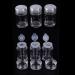 6 Pieces 10ml Mini Refillable Empty Loose Powder Bottles - Travel Cosmetic Containers for Glitter & Eyeshadow - Buy Online on GoSupps.com