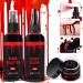Halloween Fake Blood Makeup set Fake Blood Spray 2.1oz Dripping Blood 2.1oz Coagulated Blood 1.41oz Halloween SFX Makeup Kit Washable Fake Blood set for Cosplay Dress Up Clothes Vampire Zombie