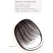 Yamel Dark Brown Clip in Fringe Human Hair Bangs - Wispy Fringe Extensions for Women - Buy Online on GoSupps.com