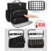 Extra Large Organizer Case for 56 Nail Polish Bottles - Large Capacity Holder for Nail Art Accessories - 4 in 1 Removable Storage Bags - Buy Online on GoSupps.com
