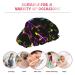 Glow in Dark Splatter Neon Reusable Shower Cap for Men and Women - Double Layer Waterproof Bathing Hat for Long Hair Protection - Buy Online on GoSupps.com