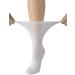 Yomandamor Womens 5 Pairs Cushioned Diabetic Crew Socks Breathable Seamless Dress Sock with Arch Support 9-11 9-11 White