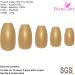 Bling Art Ballerina False Nails Fake Coffin Glitter Gold Acrylic Long Tips Glue - Buy Online on GoSupps.com