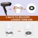 Spiral Hair Ties for Thick Hair - Strong Grip Ponytail Holders (8Pcs, 4 Colors) | No Crease Coil Hair Ties for Girls and Women - Buy Online on GoSupps.com