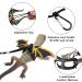 Bearded Dragon Lizard Leash Harness - 3 Size Pack Lizard Wing Traction Harness Leash for Lizard Reptiles Amphibians Small Pet Small/Medium/Large - Buy Online on GoSupps.com