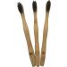 Children's Bamboo Toothbrushes Set - 3 Piece Eco-Friendly Recyclable Soft Bristles & Bamboo Handle - Buy Online on GoSupps.com