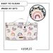 Buy Hamur Home 3-in-1 Portable Diaper Bag Organizer with Cosmetic Bag - Small Rainbow Diaper Pasch for On-the-Go Moms | International Shipping Available - Buy Online on GoSupps.com