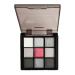 Dark Gray Shimmer Eyeshadow Intense Color Soft Texture Waterproof No Fading Perfect for Party and Everyday Life Practical Palette for Handbag