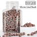 NIACONN 1000Pcs 5mm Silicone Lined MicroLink Beads for Hair Extensions - Brown - Buy Online on GoSupps.com