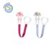 MAM Pacifier Clips for Baby Girls - 2 Count, Fasteners and Flexible Rings, Assorted Designs - 2 Pack - Buy Online on GoSupps.com