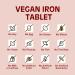 REMEDIATE Carbonyl Iron 65mg with Vitamin C | Gentle Iron for Energy & New Red Blood Cells | Vegan & Non-GMO | 60 Tabs - Buy Online on GoSupps.com