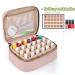 YARWO Nail Polish Carrying Bag - Holds 24 Bottles - Travel Storage Organizer - Dusty Rose - (Bag Only) - Buy Online on GoSupps.com