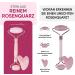 Rose Quartz Roller & Gua Sha Set with Vitamin C Serum | Facial Massage Gift Set for Men & Women | Reduces Dark Circles & Folds - Buy Online on GoSupps.com