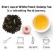 Buy HANFANGLING White Peach Oolong Tea - Refreshing Caffeine Alternative Loose Leaf 1.76oz | Sweet Peach Flavor & Aromatic Oolong Taste - Ship Internationally - Buy Online on GoSupps.com