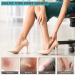 Mukifine Microfiber Leather Heel Cushion Pads - 4 Pairs Heel Liners for Blisters, Bunion, Callus & Pain Relief - Black & Beige - Buy Online on GoSupps.com