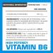 PRO-ELITE Vitamin B6 Tablets High Strength 100mg 60 Tablets Vegan Healthy Metabolism & Reduction of Tiredness & Fatigue Normal Immune & Nervous System Function - UK Made GMP Approved - Buy Online on GoSupps.com