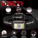 AAIZPLZ Rechargeable Headlamp - 2000 Lumens 16 Modes IPX6 Waterproof - Perfect for Camping Jogging Fishing - Kids & Adults - Buy Online on GoSupps.com