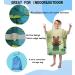 Personalized Microfiber Towel Poncho for Children | Cute Hooded Bathing Towels for 1-6 Years Old | Lightweight & Quick-Dry | Ideal for Baby Boys & Girls - Buy Online on GoSupps.com
