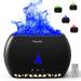 Essential Oil Humidifiers 350ml Flame Air Premium 7 Flame Colors with Remote Control for Home Hotel Spa Office Gift Timer and Auto-Off Safety Switch Inky
