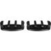Attwood 11926-7 Zig-Zag Cleats 3 Nylon Black - Pair, for 3/8 Rope - Drilled for 2 Fasteners - Buy Online on GoSupps.com
