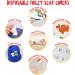 Extra Large Disposable Dinosaur Toilet Seat Covers for Toddlers | Individually Wrapped Potty Training Liners with Non-Slip Adhesives | Portable & Flushable Potty Shield for Kids | Ideal for Airplane & Travel - Buy Online on GoSupps.com
