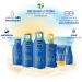 Nivea Sun Protection & Care Sun Milk LSF 50+ | 200 ml Sunscreen with 48h Moisture | UVA/UVB Protection | Pack of 2 | International Shipping - Buy Online on GoSupps.com