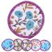 VILLCASE 6Pcs pad Professional Breastfeeding Cushions Anti-Overflow Breast Pads Household Breast Pads Covers 10cm Mother mat Polyester Cotton Printed TPU Coated Cloth