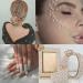 White Pearl 3D Self Adhesive Nail Rhinestones Temporary Tattoo - 7 Sheets - Buy Online on GoSupps.com