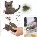 Catlabs Sustainable Cat Toy Set Cuddly Cat & Fluffy Bat with Catnip | Natural Sheep Wool | Refillable | Eco-Friendly - Buy Online on GoSupps.com