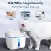3.2L Cat Water Fountain with LED Light | Automatic Pet Water Dispenser for Cats and Dogs | Includes 1 Replacement Filter | White - Buy Online on GoSupps.com