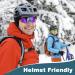 Yepnfro Winter Sports Headband for Men & Women | Fleece Ear Warmer for Cycling Running Hiking & Jogging - Black & Blue - Buy Online on GoSupps.com