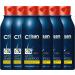 Lornamead Crisan active shampoo against hair loss care shampoo for daily use for natural hair filling set of 6 6 x 250 ml