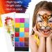 Face Painting Kit for Masquerade Parties | 20 Color Holiday Body Paint Set - Buy Online on GoSupps.com