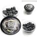 SSR 100 x D-Type Rubber Steel Balls 6g - Heavy Training & Defense Ammo for Paintball Pistols | 68 Caliber, Black - Buy Online on GoSupps.com