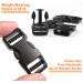 Buckle Strap Set 58 - Nylon Webbing Straps with Plastic Buckles & Metal D Rings | 6 Yards, 12 PCS D Rings, 6 Pack - Buy Online on GoSupps.com