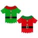 Christmas elf costume for dogs: Funny Cosplay dog Christmas clothing with a belt vacation topic puppy shirt pet party Christmas dog outfit (Hundelf S) Small Elf