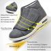 TDHLW Diabetic Shoes - Lightweight Breathable Walking Sneakers for Women Men with Swollen Feet - Adjustable Closure - Black - Buy Online on GoSupps.com