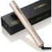 2-in-1 Hair Straightener & Curler for Black Women - Professional Ionic Flat Iron, 1 Inch Gold - Buy Online on GoSupps.com