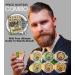 Premium Beard and Moustache Wax Kit - 6x15ml - Strong Hold - Moisture Resistant - All Natural & Organic - 6 Scents - Buy Online on GoSupps.com