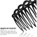 Prasacco 16 Pieces Hair Combs for Women Accessories French Hair Side Combs Plastic Twisthair Hair Accessories Comb Hair Clips Bridal Wedding Veil Teeth Hair Combs for Girls - Buy Online on GoSupps.com