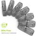 Buy AUVON XL Weekly Pill Organizer - 7 Day AM PM Pill Box with Easy Openings for Medication & Vitamins - Gray Privacy Protection - Buy Online on GoSupps.com
