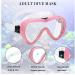 OMGear Diving Mask Snorkel Gear | Silicone Swim Glasses for Kids and Adults | Nose Cover, Neoprene Strap | Impact Resistance | Pink - Buy Online on GoSupps.com